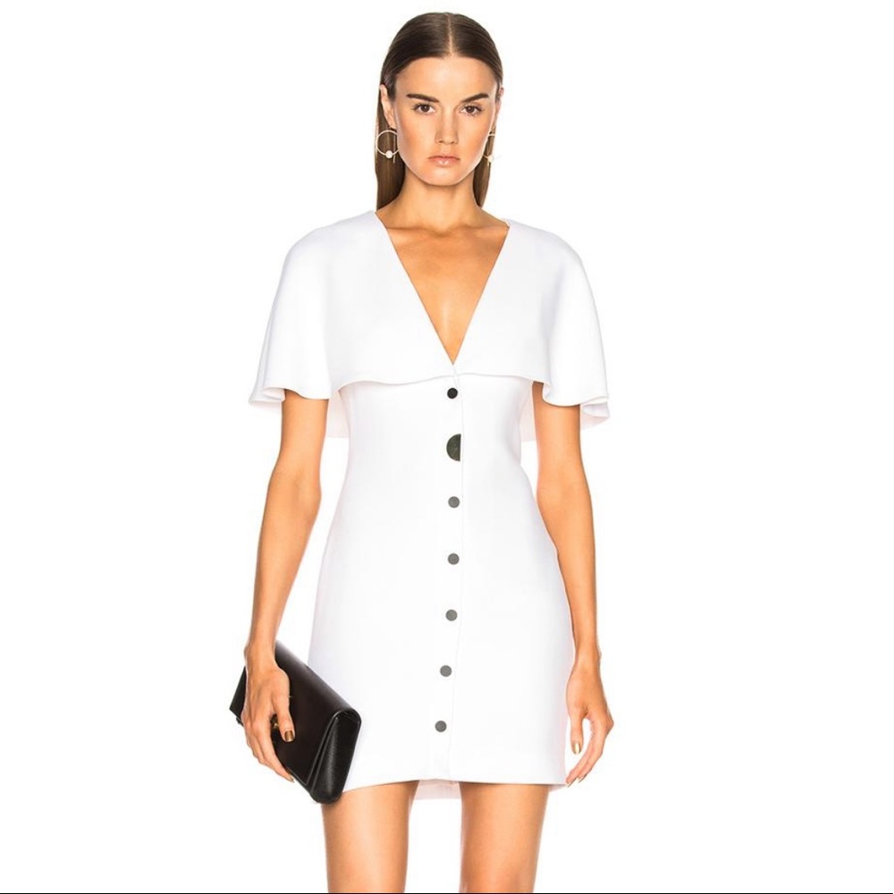 Cushnie et Ochs Celia cape mini dress 2 xs
